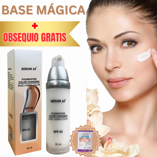 LA ÚNICA BASE DE MAQUILLAJE MÁGICA QUE CAMBIA DE COLOR 🤩 + OBSEQUIO GRATIS🎁